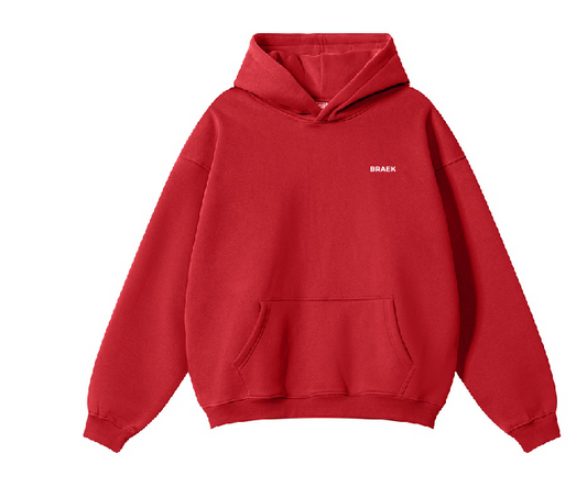 Oversize Hoodie Rot