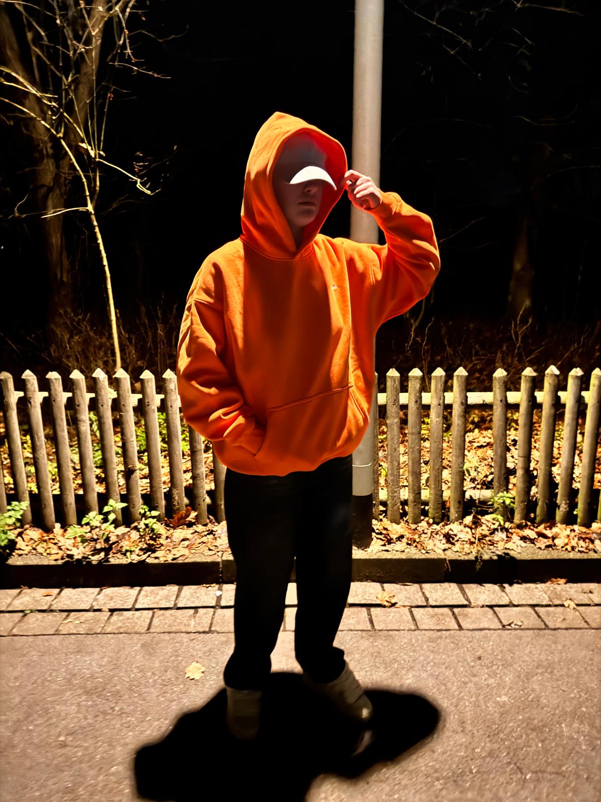 Oversize Hoodie Orange